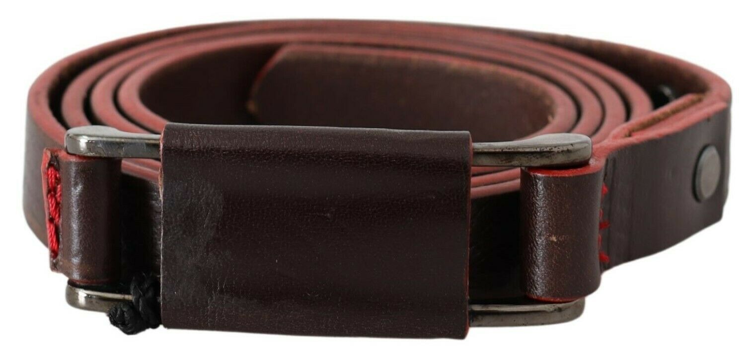 Ceinture de mode en cuir marron élégant