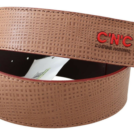 Ceinture de mode en cuir beige élégant