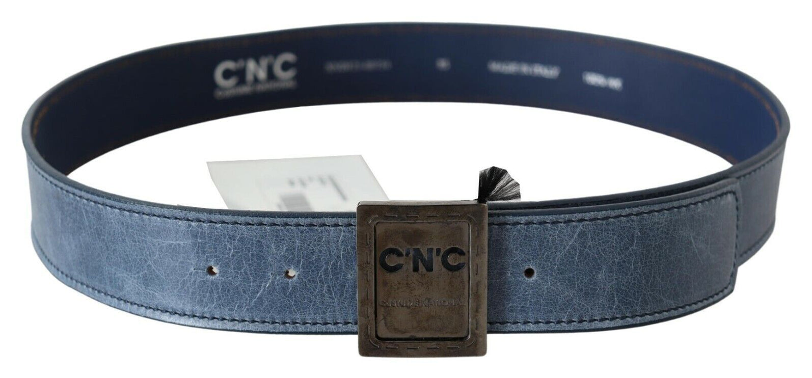 Ceinture de mode en cuir bleu élégant