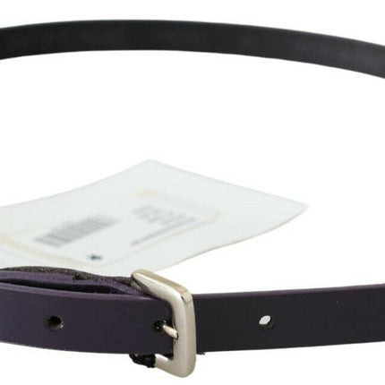 Ceinture de mode en cuir violet élégant