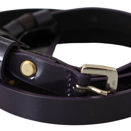 Ceinture de mode en cuir violet élégant