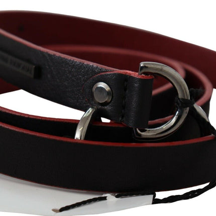 Ceinture en cuir double ton élégante