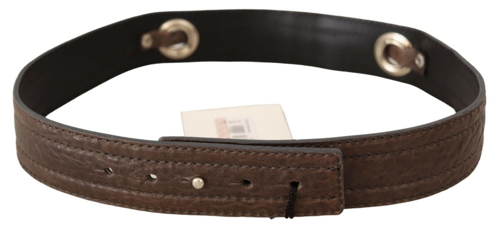 Ceinture de mode en cuir marron élégant