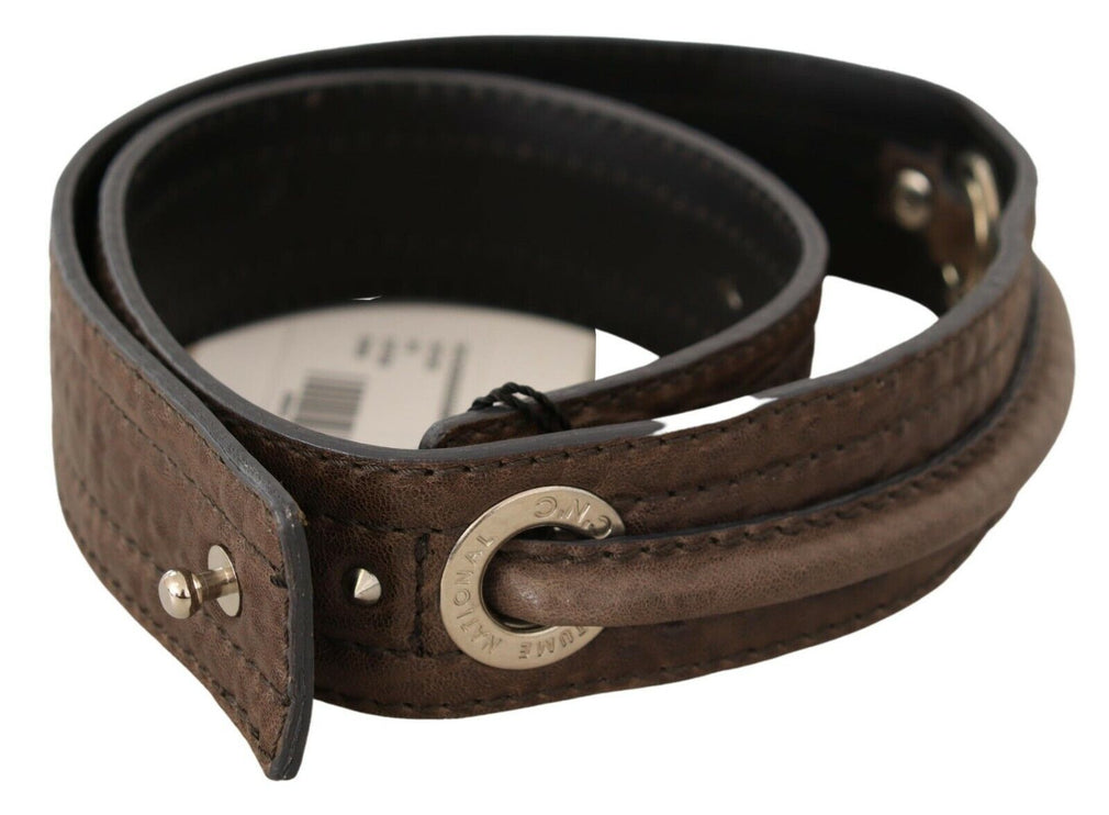 Ceinture de mode en cuir marron élégant