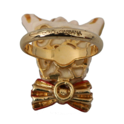 Elegant Canine Charm Women's Ring