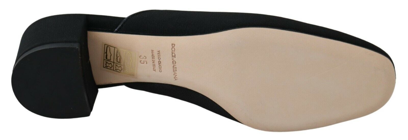 Sandalias de toboganes grosgrain negros elegantes