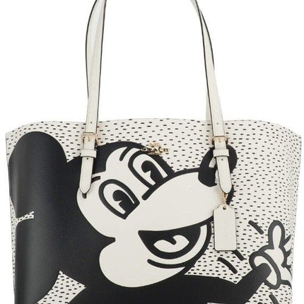 (C6978) Topolino x Keith Haring Mollie Grande spalla in pelle