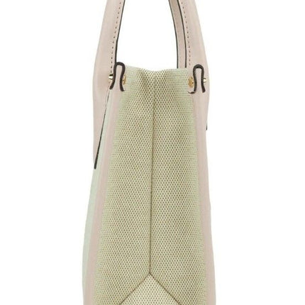 Mirella Small Powder Blush Canvas Shopper Crossbodybag Purse