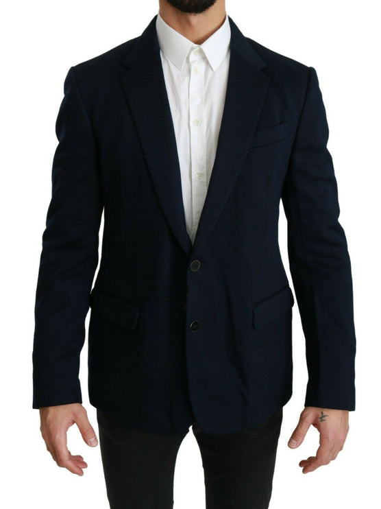 Blazer pour hommes bleu foncé élégant