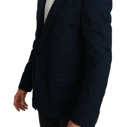 Blazer pour hommes bleu foncé élégant