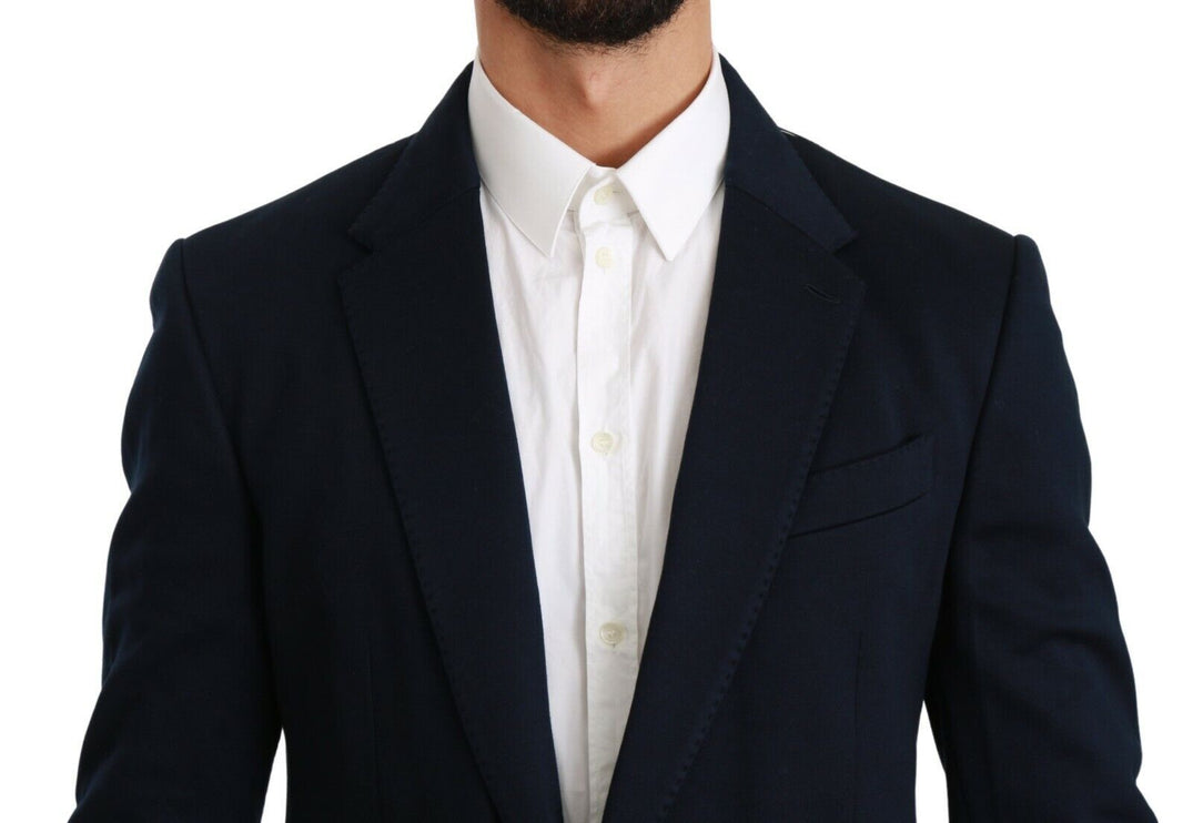 Blazer pour hommes bleu foncé élégant