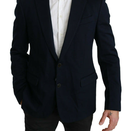 Blazer pour hommes bleu foncé élégant