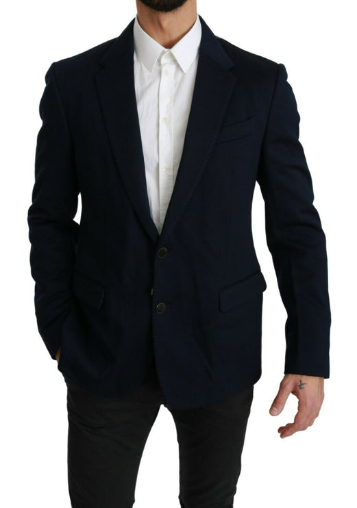 Blazer pour hommes bleu foncé élégant