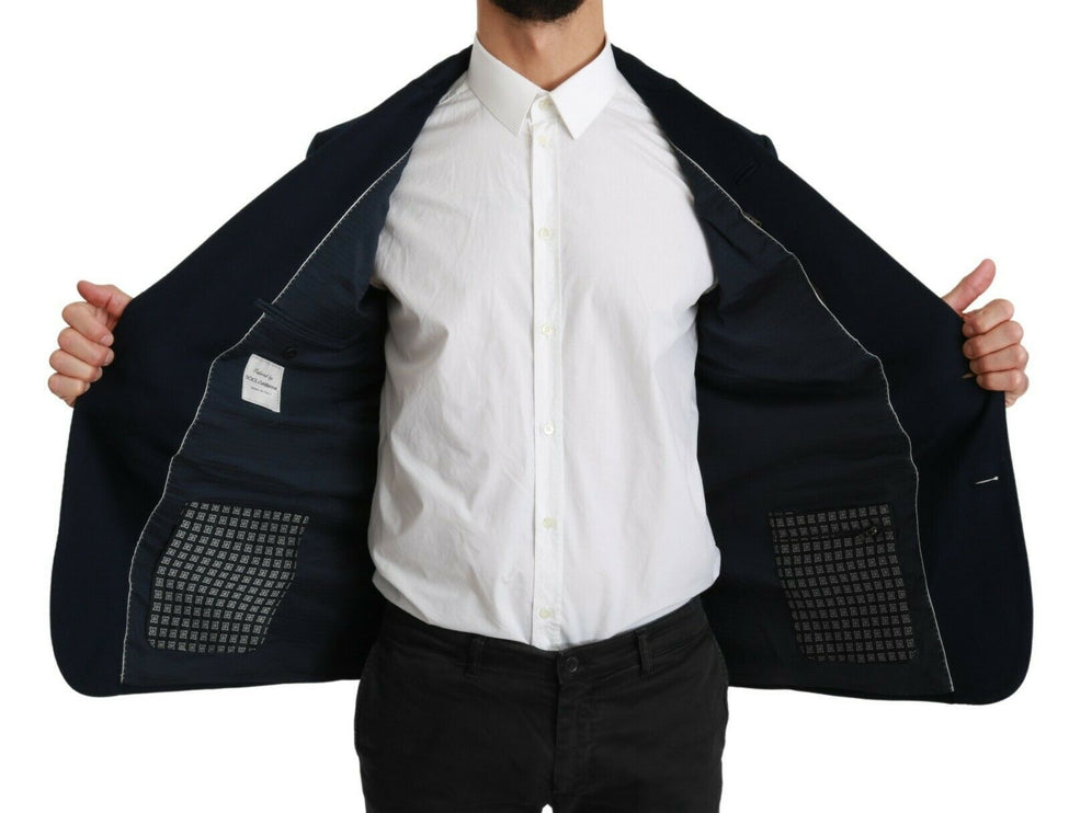 Blazer pour hommes bleu foncé élégant