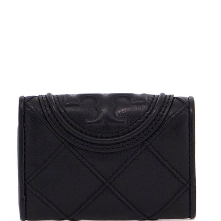 Tory Burch quilted tri-fold fleming