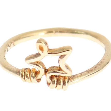 Elegant Gold-Plated Sterling Silver Ring