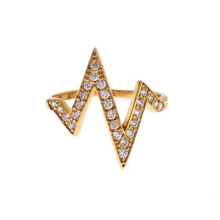 Anello glamour in argento sterling oro glamour