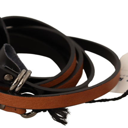 Ceinture de mode en cuir marron élégant