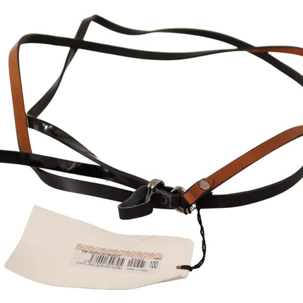 Ceinture de mode en cuir marron élégant