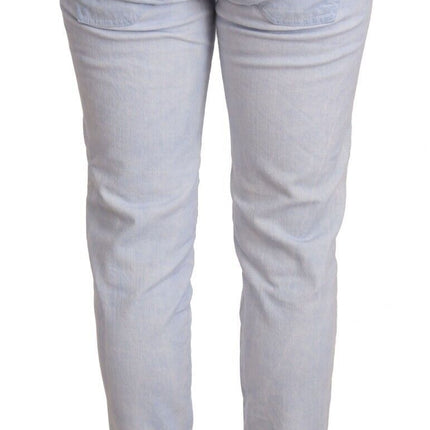 Jeans in denim in cotone azzurro