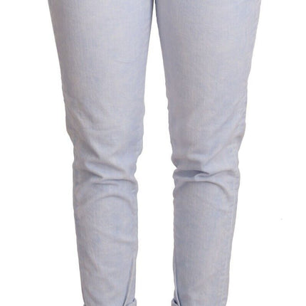 Jeans in denim in cotone azzurro