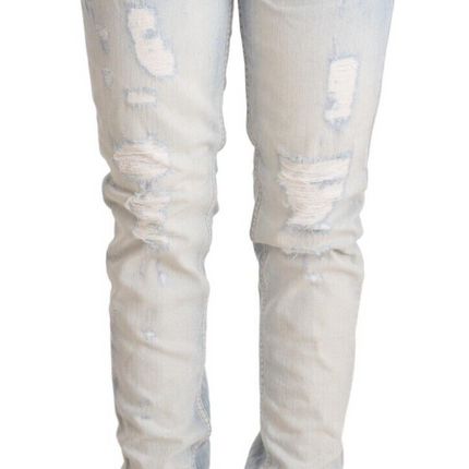 Jeans in denim di orlo chic blu chiaro