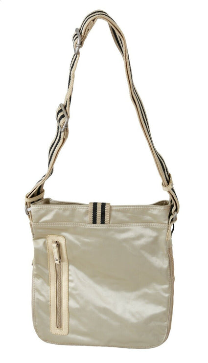 Bolso chic de tela beige