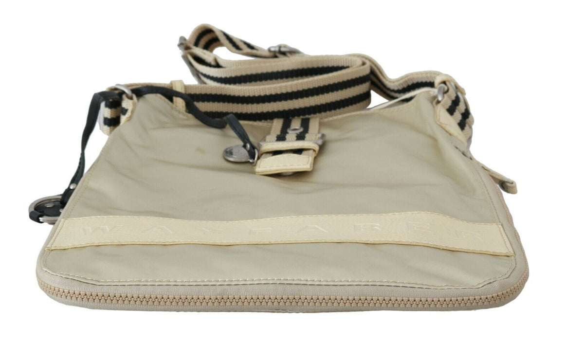 Bolso chic de tela beige