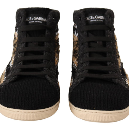 Sneaker di moda di Beige High Top