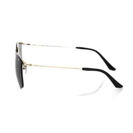 Gold Accent Clubmaster Sunglasses