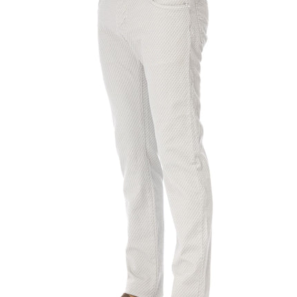 Gray Cotton Men's Jeans