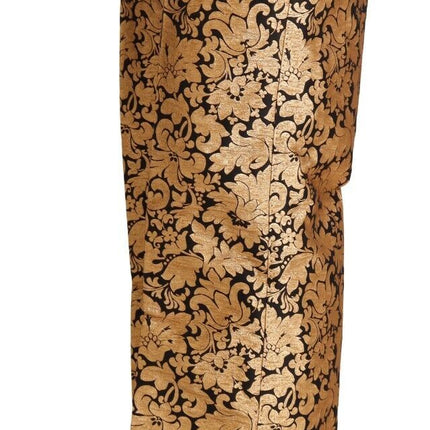 Elegante bloemen Jacquard High Taille -broek