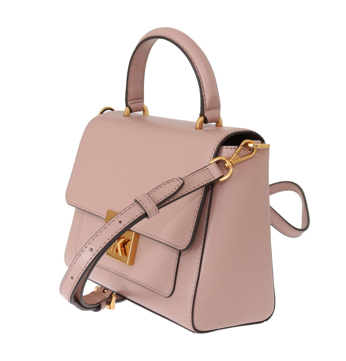 Elegante bolso Mindy de piel rosa