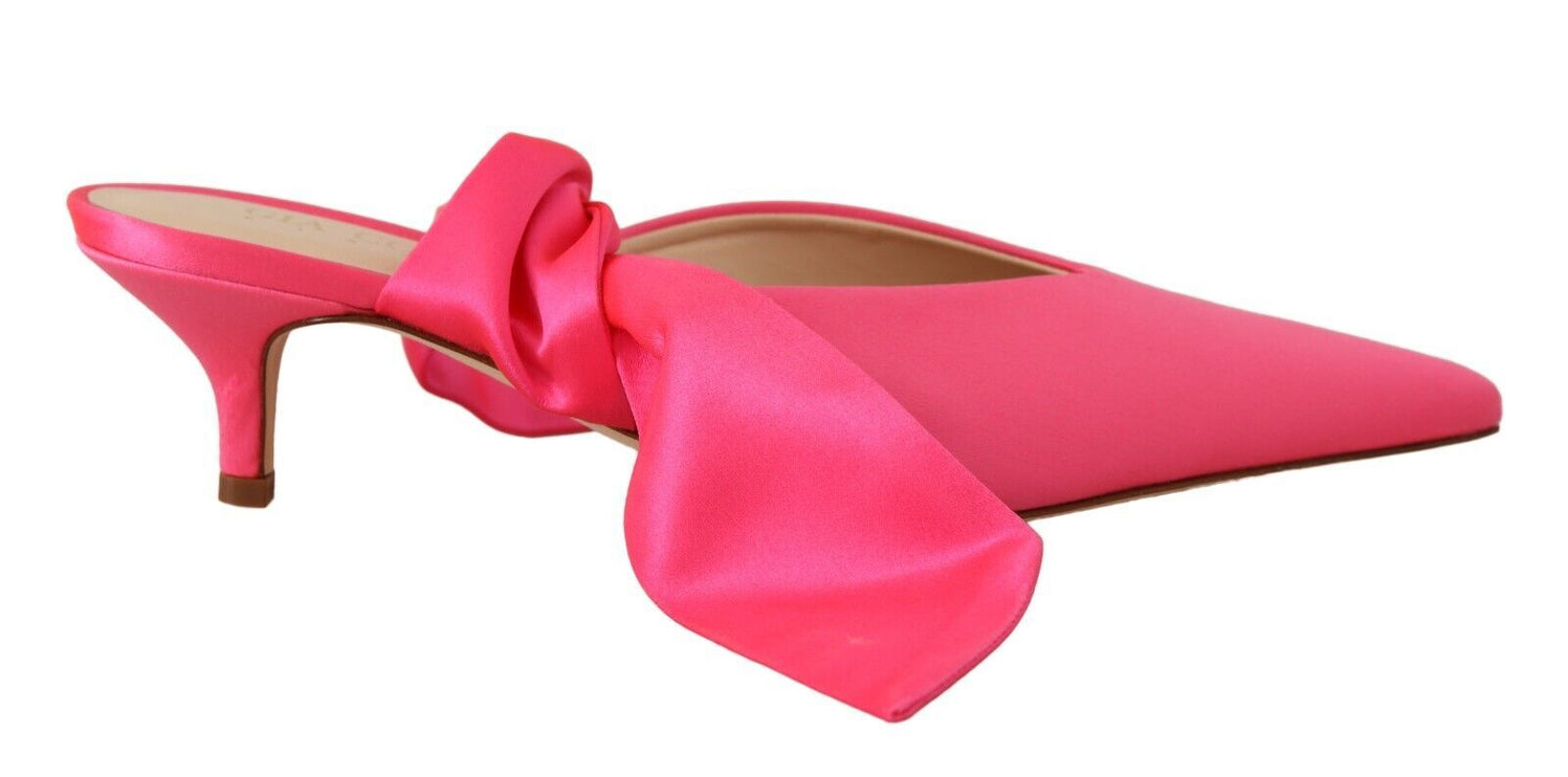 Tacones de gatito rosa elegantes para noches elegantes