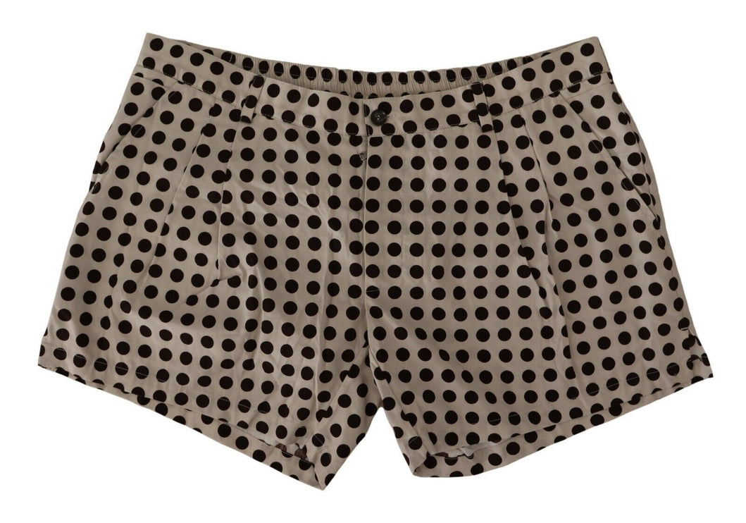 Elegante polka dot katoenen shorts