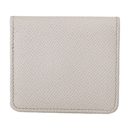 Elegante Funda de Preservativo de Piel Blanca Billetera