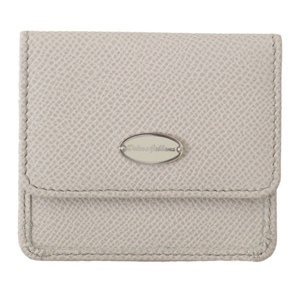 Elegante Funda de Preservativo de Piel Blanca Billetera