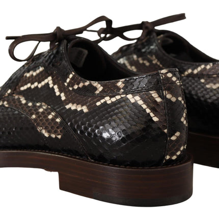 Elegant Formal Python Derby Shoes