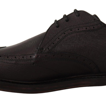 Elegant Purple Wingtip Men's Formal Shoes