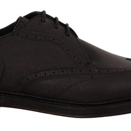 Elegant Purple Wingtip Men's Formal Shoes