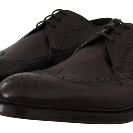 Elegant Purple Wingtip Men's Formal Shoes