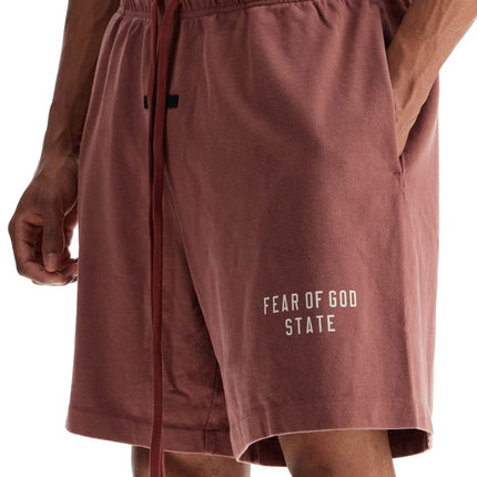 Fear Of God ESSENTIALS heavy jersey soccer shorts