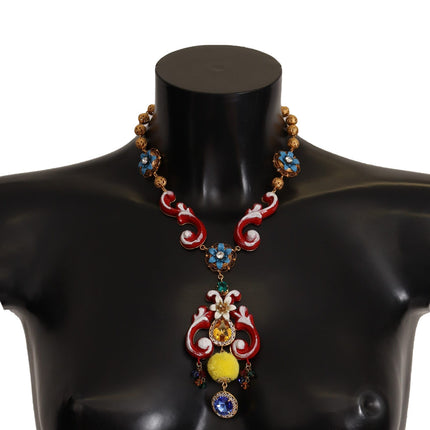 Multicolor Crystal Statement Necklace