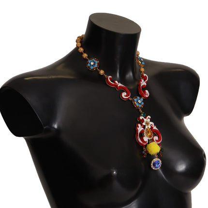 Multicolor Crystal Statement Necklace