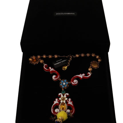 Multicolor Crystal Statement Necklace