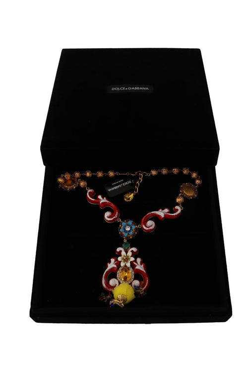 Multicolor Crystal Statement Necklace