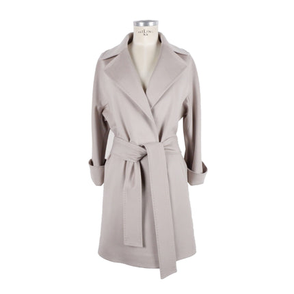 Elegant Beige Wool Veste - Fabriqué en Italie