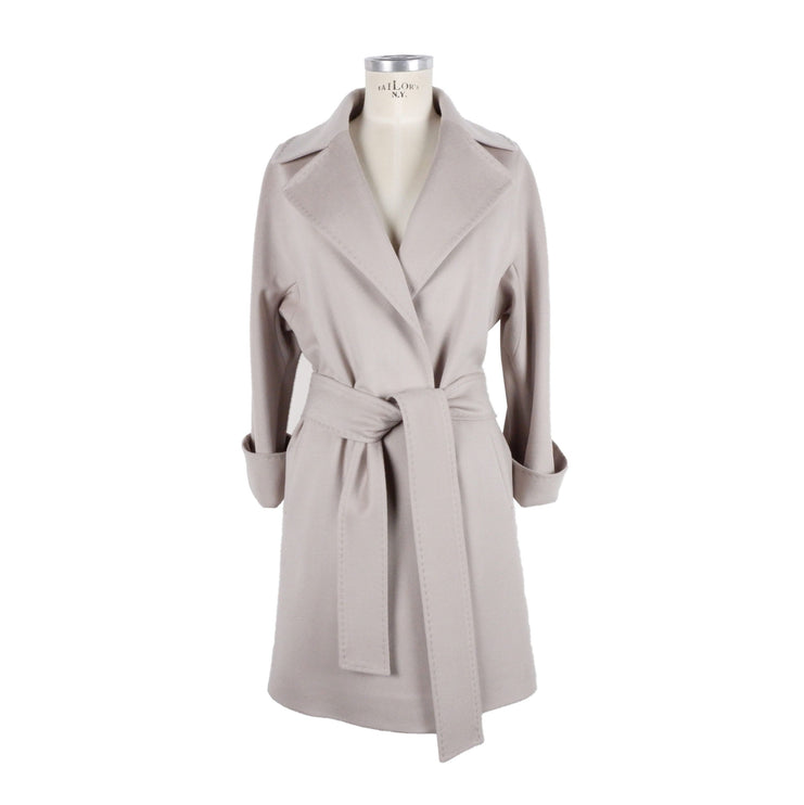 Elegant Beige Wool Veste - Fabriqué en Italie