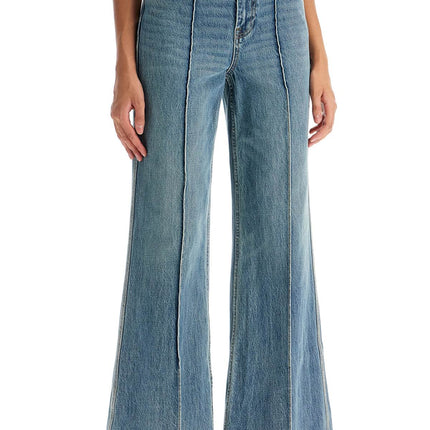 Zimmermann wide leg jeans illustration design product