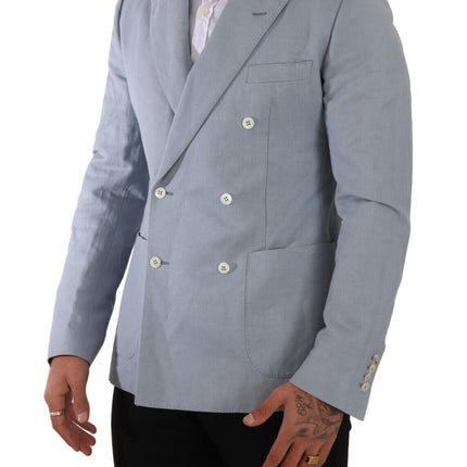 Blazer élégant Slim Fit bleu clair